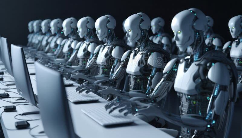 robotic shows, many human robots using technology